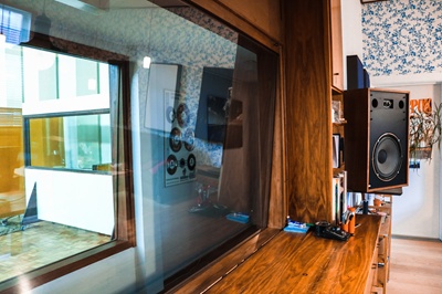 der Blick von unserer großen Regie in den Saal