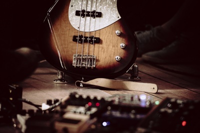 Detail einer Aufnahmesession